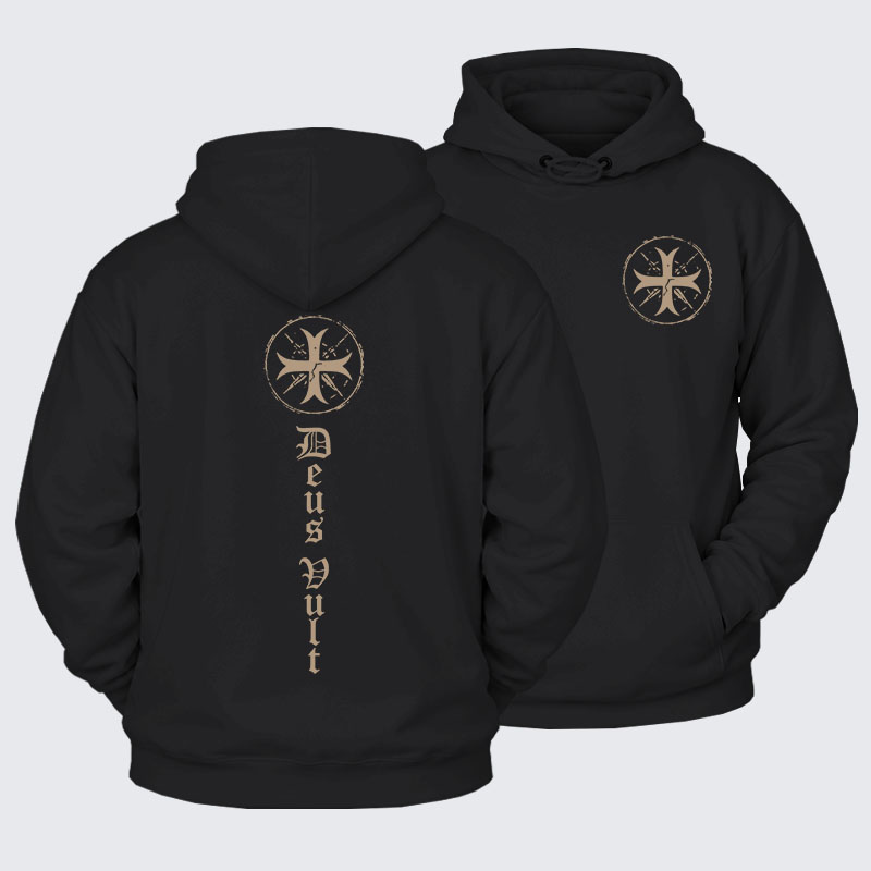 Plush Fleece-Lined Hoodie - Deus Vult