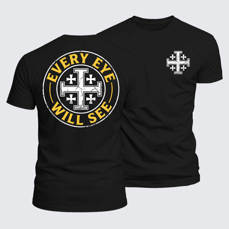 Man Of God Husband Dad Jesus God Christian Cotton T-Shirt