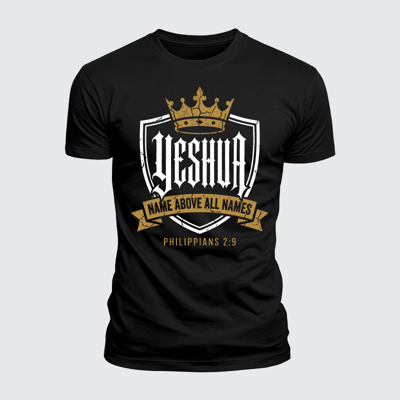 Luxe Mercerized Cotton Tee -  Yeshua Name Above All Names