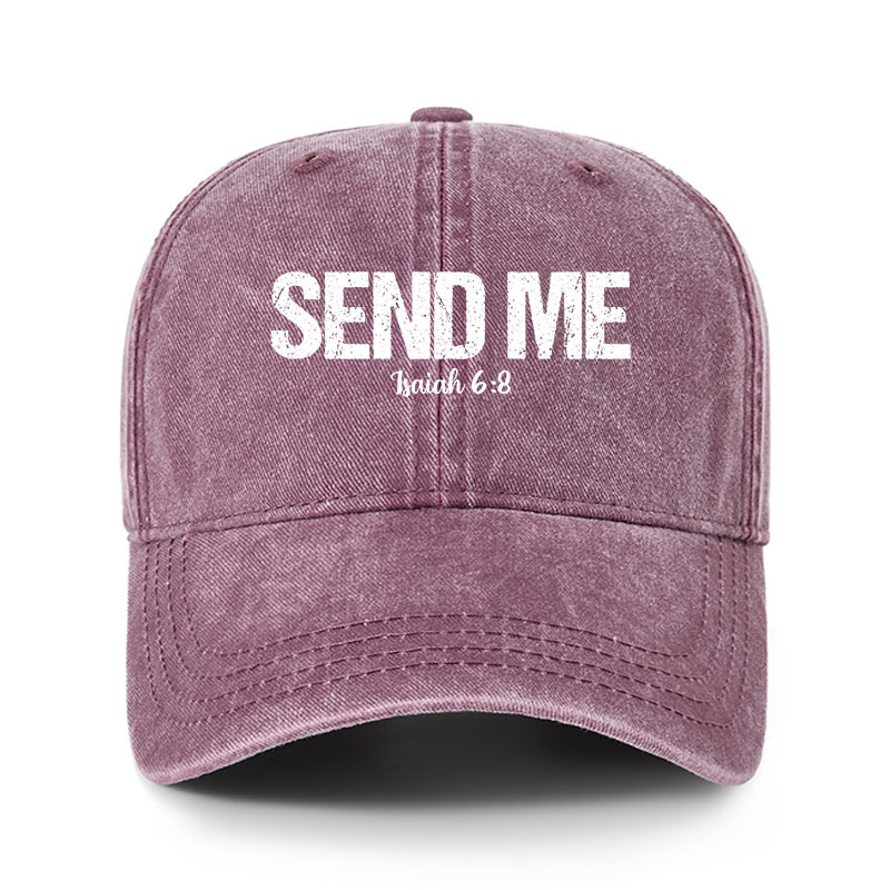 Heritage Washed Cap - Isaiah 6:8 - SEND ME