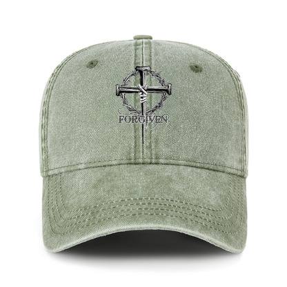 Heritage Washed Cap - Cross Forgiven