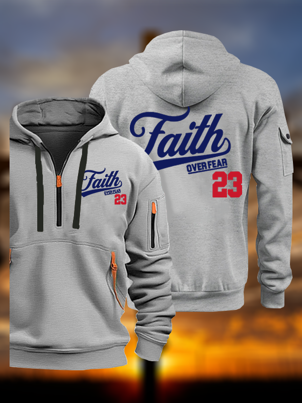 Faith Over Fear Jesus God Christian Zipper Hoodies