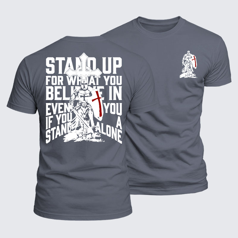 Luxe Mercerized Cotton Tee - Stand Up For What You Believe