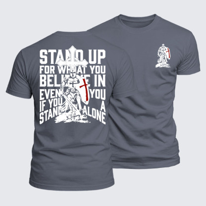 Luxe Mercerized Cotton Tee - Stand Up For What You Believe