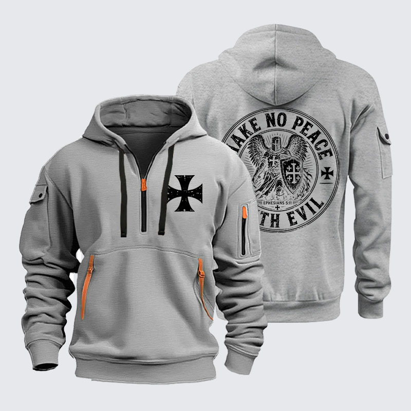 Zipper Hoodies - Make No Peace With Evil
