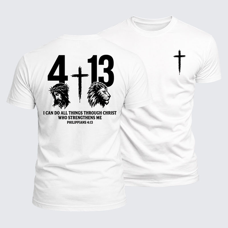 Luxe Mercerized Cotton Tee - All Things Through Christ