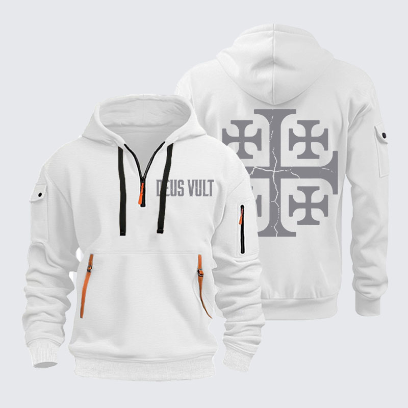 Zipper Hoodies - Deus Vult