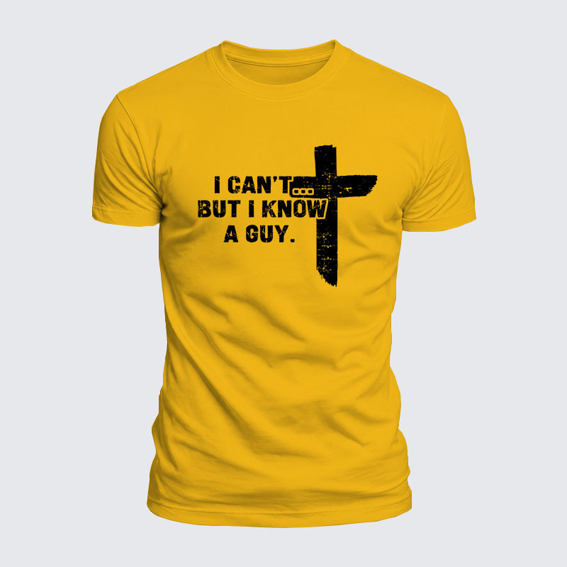 Luxe Mercerized Cotton Tee - I Can't But I Know A Guy