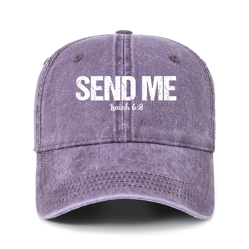 Heritage Washed Cap - Isaiah 6:8 - SEND ME