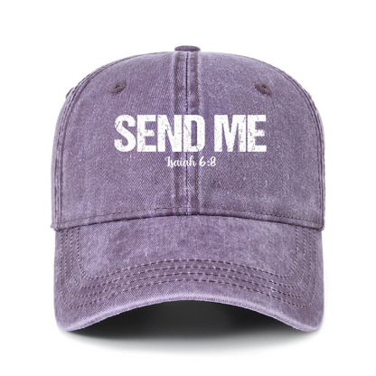 Heritage Washed Cap - Isaiah 6:8 - SEND ME