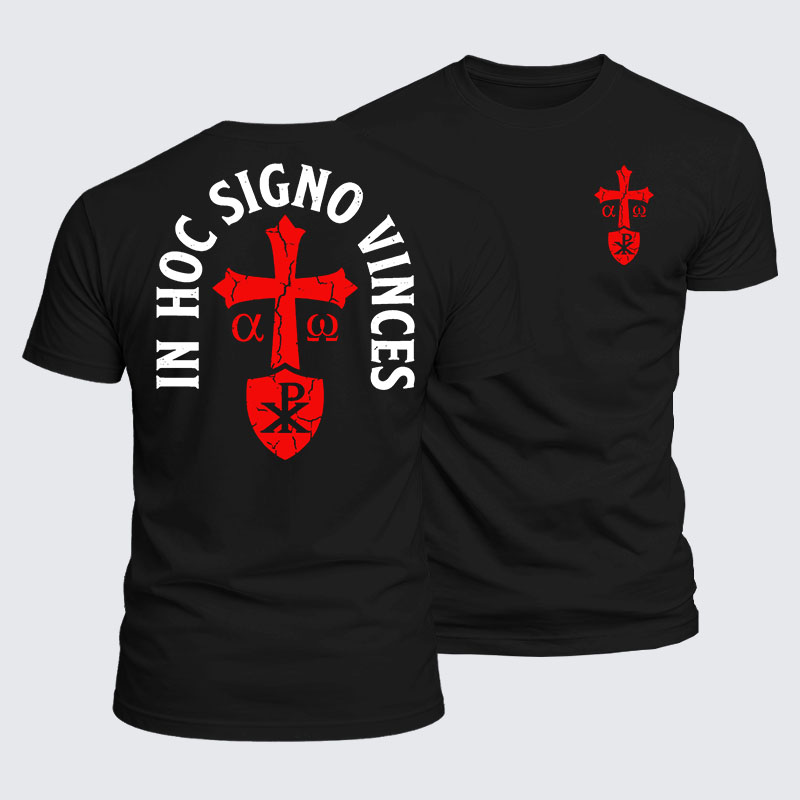Man Of God Husband Dad Jesus God Christian Cotton T-Shirt