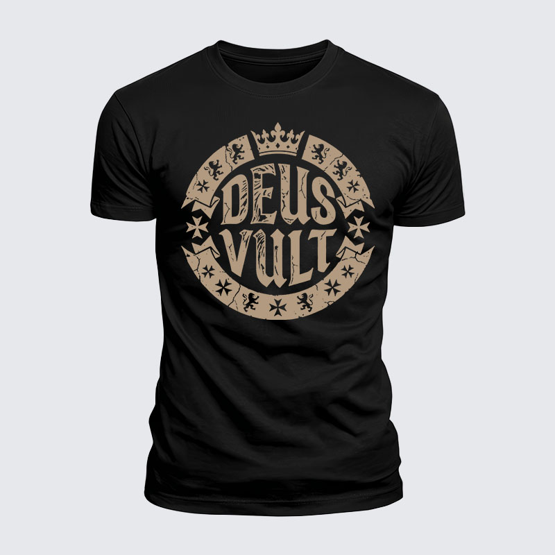 Man Of God Husband Dad Jesus God Christian Cotton T-Shirt