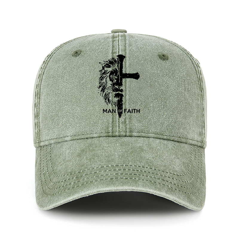 Heritage Washed Cap - Man of Faith