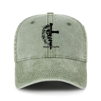 Heritage Washed Cap - Man of Faith