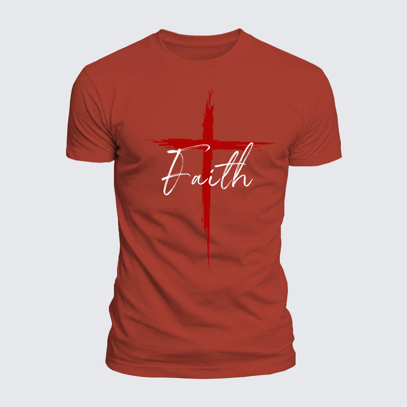 Luxe Mercerized Cotton Tee - Faith