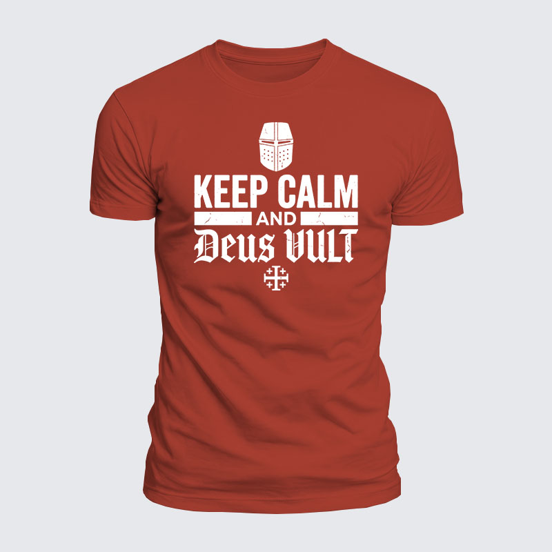 Luxe Mercerized Cotton Tee - Deus Vult