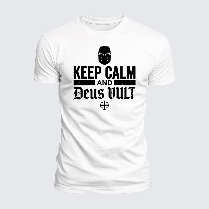 Luxe Mercerized Cotton Tee - Deus Vult