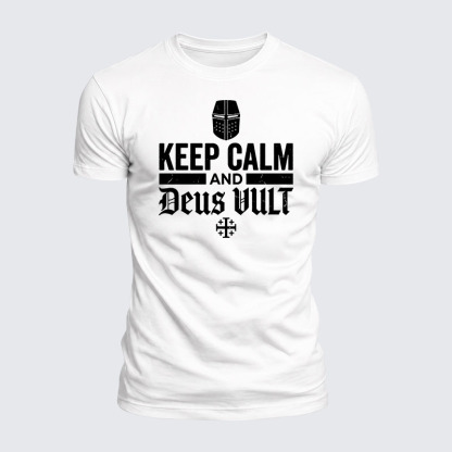 Luxe Mercerized Cotton Tee - Deus Vult