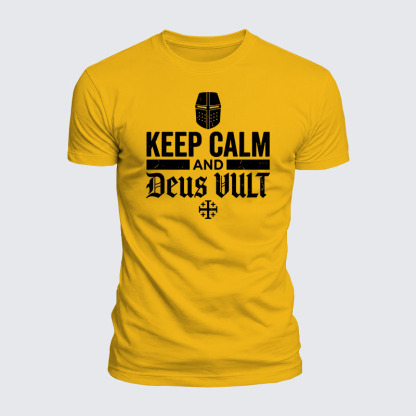 Luxe Mercerized Cotton Tee - Deus Vult