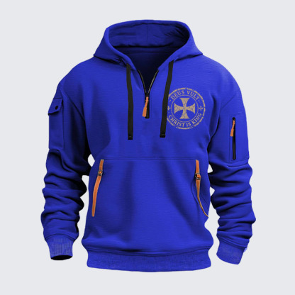 Zipper Hoodies - Deus Vult Christ Is King
