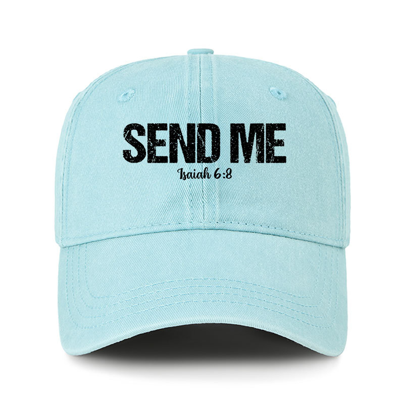 Heritage Washed Cap - Isaiah 6:8 - SEND ME