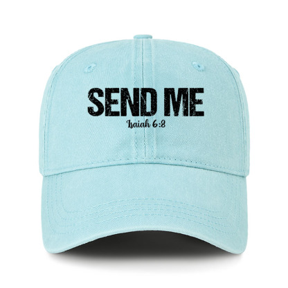 Heritage Washed Cap - Isaiah 6:8 - SEND ME