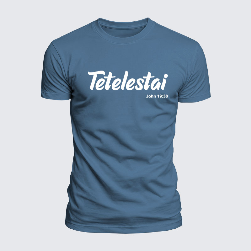 Luxe Mercerized Cotton Tee - Tetelestai John 19 : 30