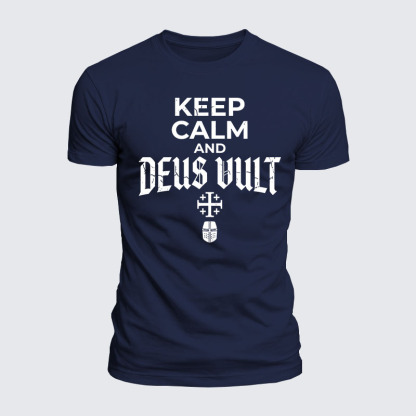 Luxe Mercerized Cotton Tee - Deus Vult