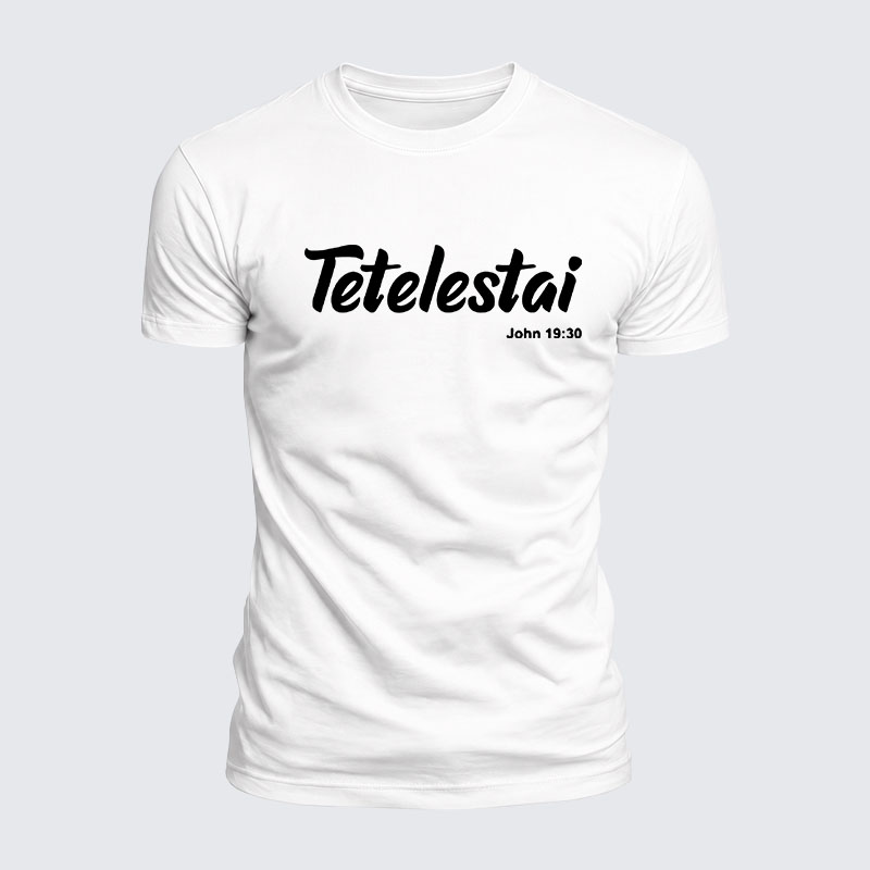 Luxe Mercerized Cotton Tee - Tetelestai John 19 : 30