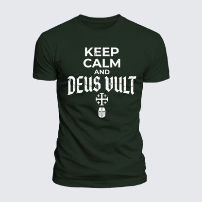 Luxe Mercerized Cotton Tee - Deus Vult