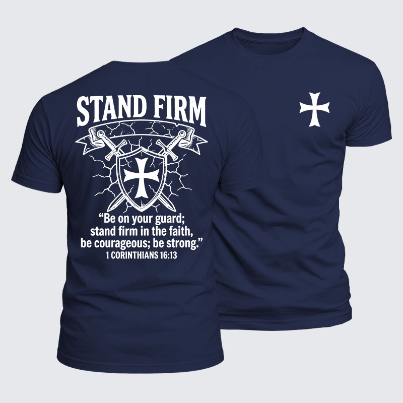 Luxe Mercerized Cotton Tee - Stand Firm