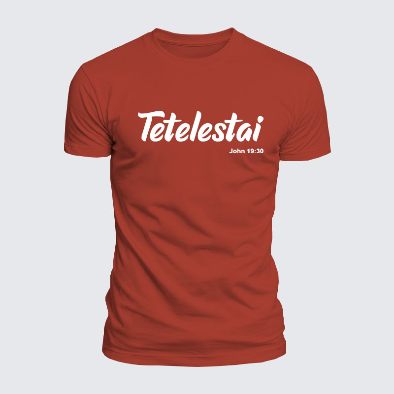 Luxe Mercerized Cotton Tee - Tetelestai John 19 : 30