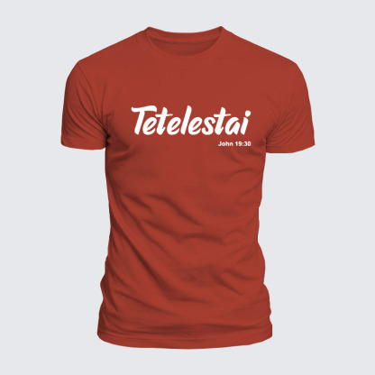 Luxe Mercerized Cotton Tee - Tetelestai John 19 : 30