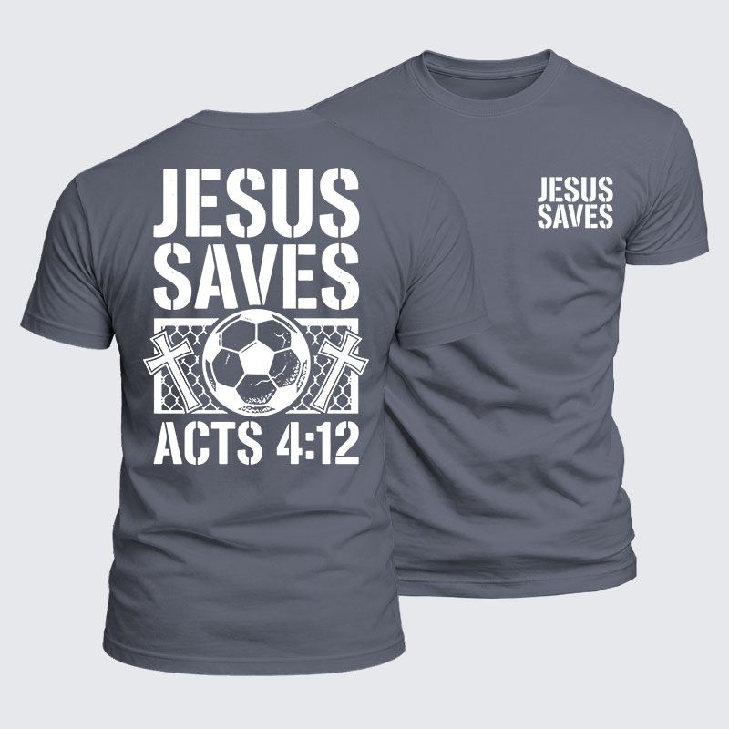 Luxe Mercerized Cotton Tee -  Jesus Saves