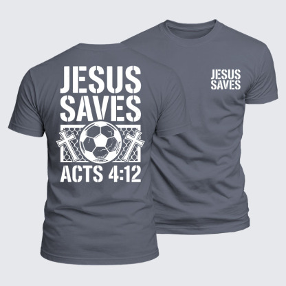 Luxe Mercerized Cotton Tee -  Jesus Saves