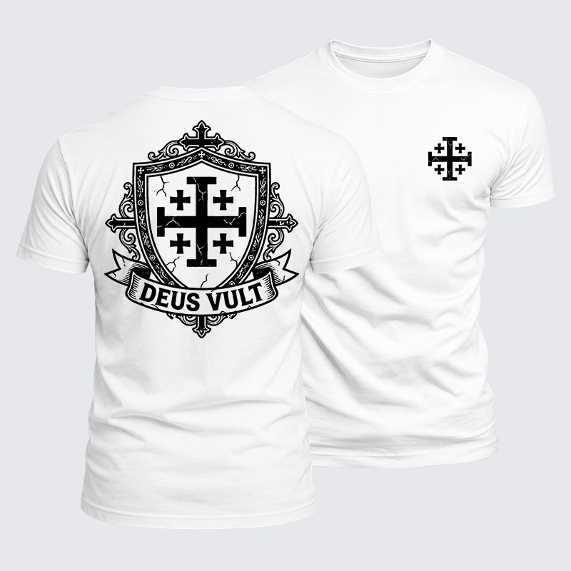 [Copy]Luxe Mercerized Cotton Tee - Deus Vult