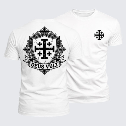 [Copy]Luxe Mercerized Cotton Tee - Deus Vult