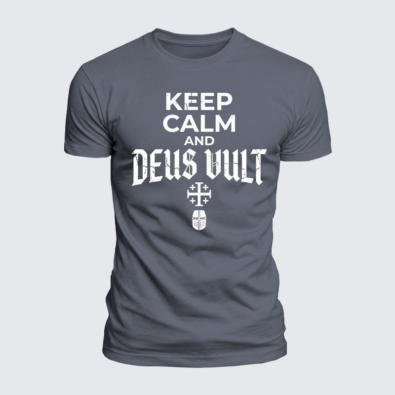 Luxe Mercerized Cotton Tee - Deus Vult