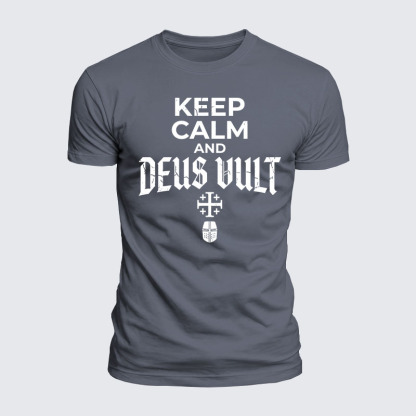 Luxe Mercerized Cotton Tee - Deus Vult