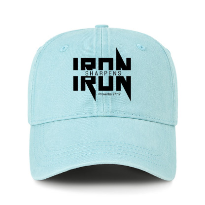 Heritage Washed Cap - Iron Sharpens Iron - Proverbs 27:17