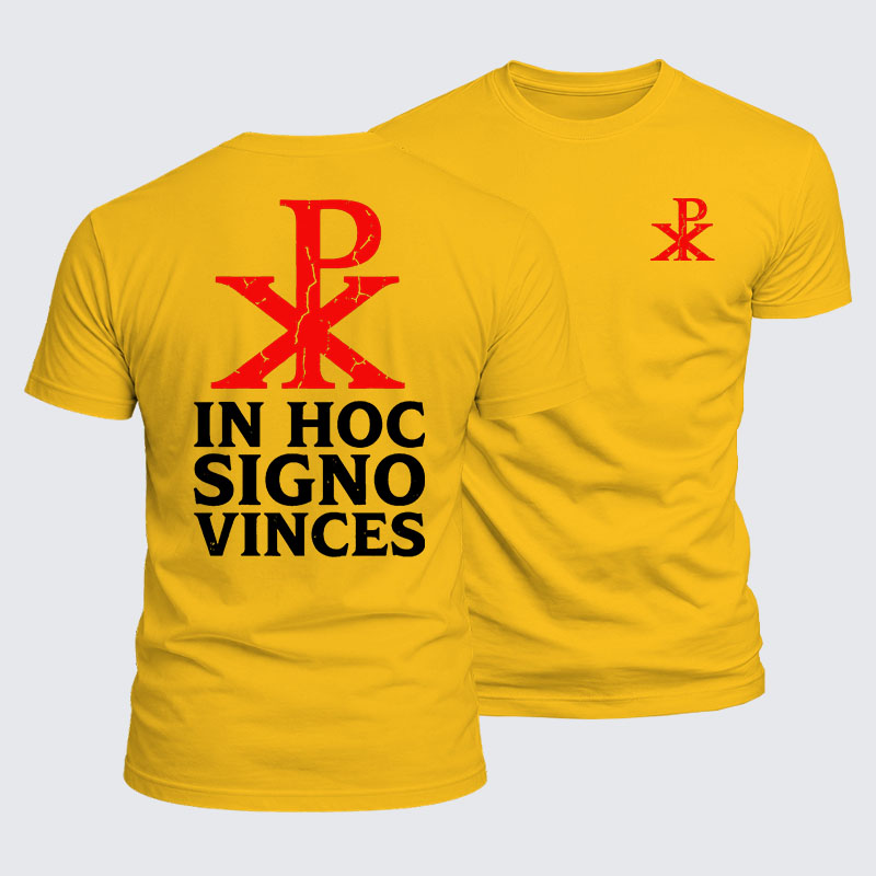 Luxe Mercerized Cotton Tee - In Hoc Signo Vinces 