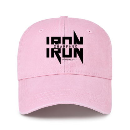 Heritage Washed Cap - Iron Sharpens Iron - Proverbs 27:17