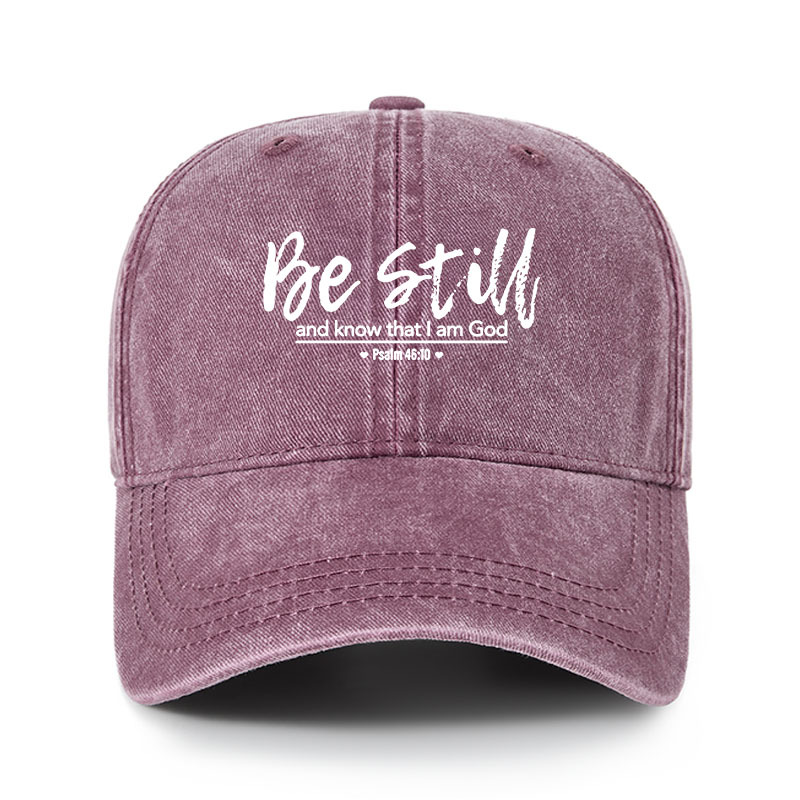 Heritage Washed Cap - Psalm 46:10