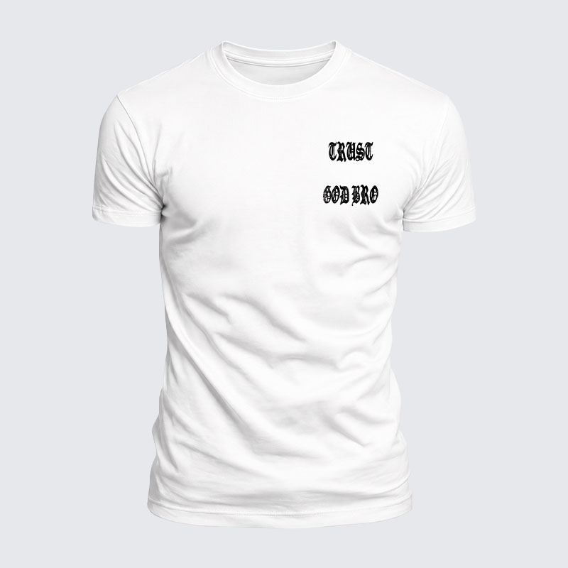 Luxe Mercerized Cotton Tee - Trust God