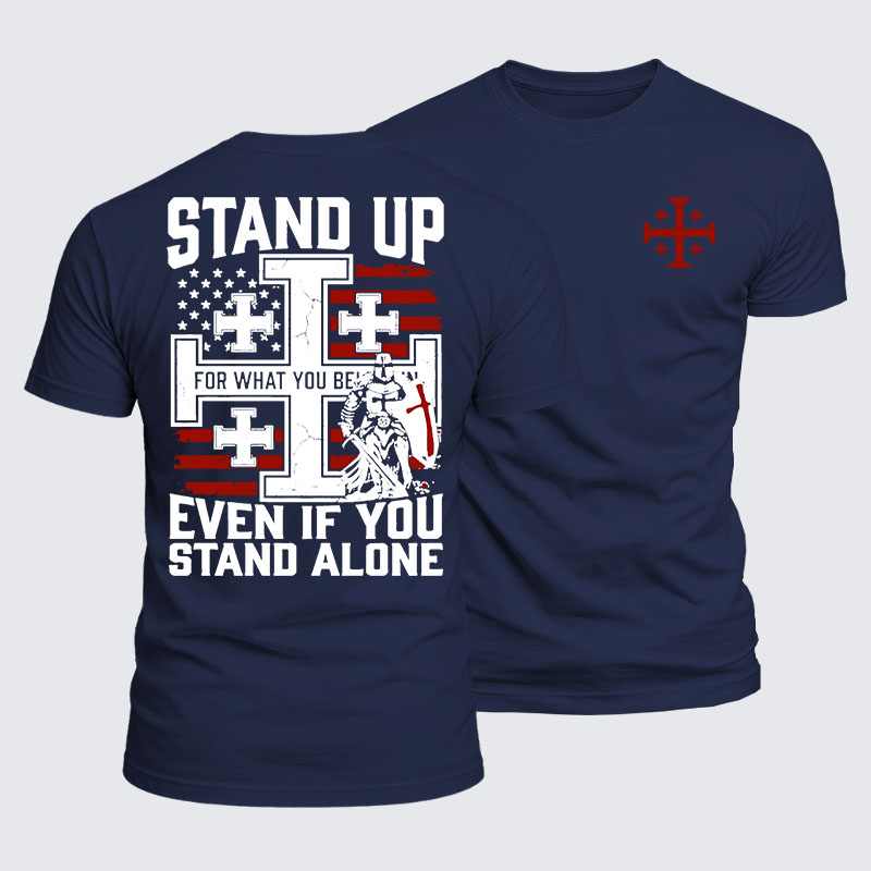 Luxe Mercerized Cotton Tee - Stand Up For What You Believe