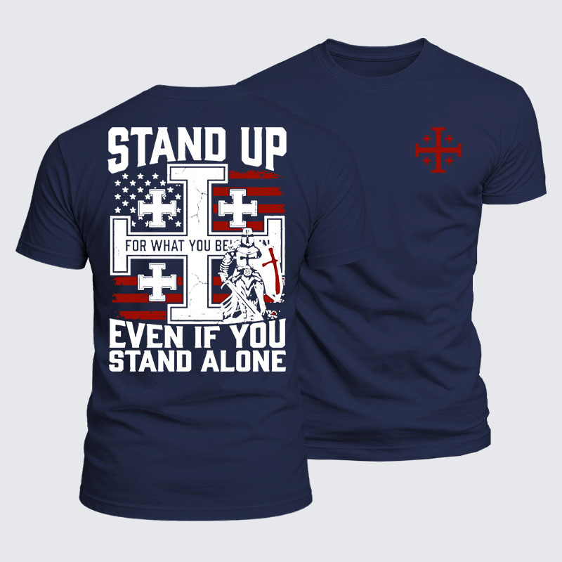 Luxe Mercerized Cotton Tee - Stand Up For What You Believe