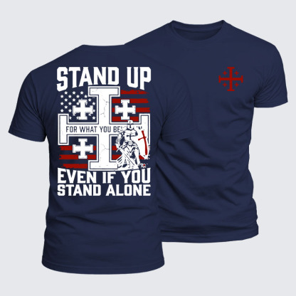 Luxe Mercerized Cotton Tee - Stand Up For What You Believe