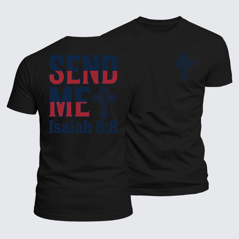 Man Of God Husband Dad Jesus God Christian Cotton T-Shirt