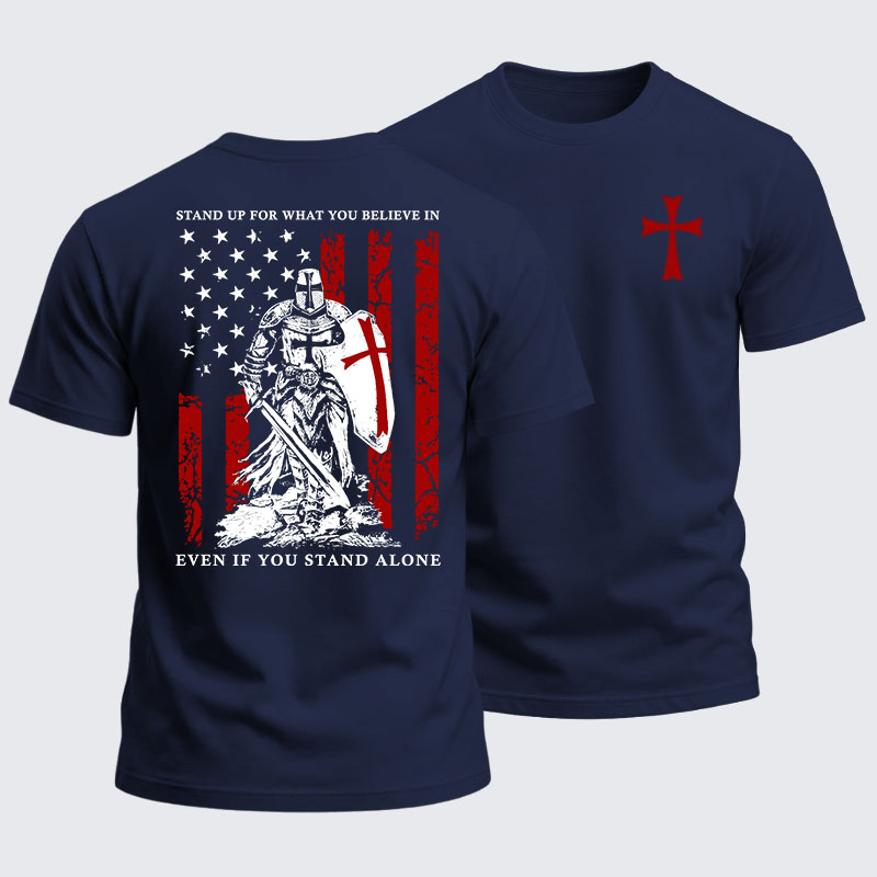 Heavyweight Cotton Tee - Stand Up For What You Believe