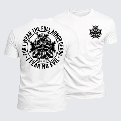 Luxe Mercerized Cotton Tee - Fear No Evil